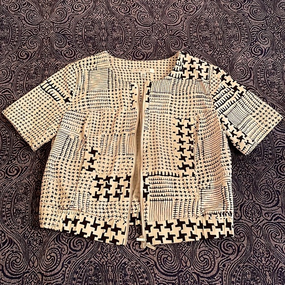 Short sleeve Cropped jacket - Picture 1 of 11